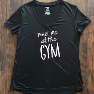 DANSKIN NOW Womens “Meet Me At The Gym” Shirt, XL